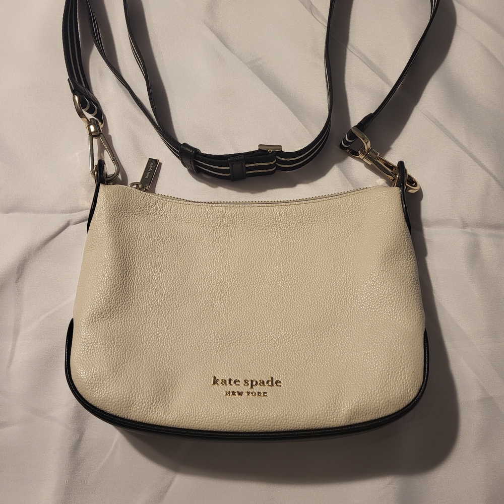 kate spade Rosie Cream and Black Crossbody Bag-READ DESCRIPTION